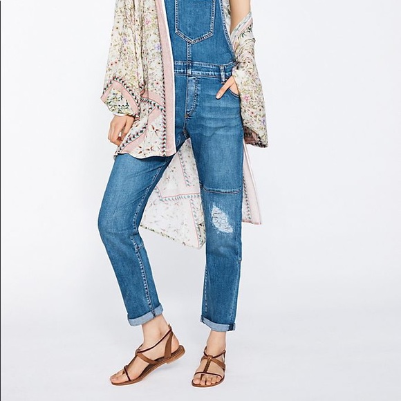 Anthropologie Faye denim overall jumpsuit - Picture 2 of 12